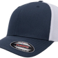 Flexfit® Fitted 6511T 2-Tone Trucker Mesh Cap with Embroidered Patch