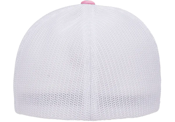 Flexfit® Fitted 6511T 2-Tone Trucker Mesh Cap with Embroidered Patch