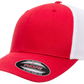 Flexfit® Fitted 6511T 2-Tone Trucker Mesh Cap with Embroidered Patch