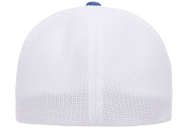 Flexfit® Fitted 6511T 2-Tone Trucker Mesh Cap with Embroidered Patch
