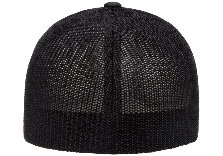 Flexfit® Fitted 6511 Trucker Mesh Cap with Embroidered Patch