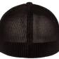 Flexfit® Fitted 6511W White Front Trucker Mesh Cap with Embroidered Patch