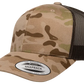 YP CAMO Classics® 6606MC Multicam® Trucker Mesh Cap with Embroidered Patch