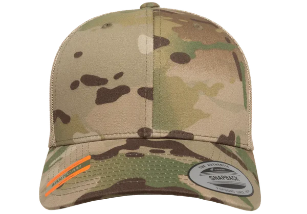 YP CAMO Classics® 6606MC Multicam® Trucker Mesh Cap with Embroidered Patch