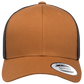 YP Classics® 6606T Retro Trucker Cap - 2-Tone with PUFF 3D Embroidery
