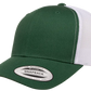 YP Classics® 6606T Retro Trucker Cap - 2-Tone with PUFF 3D Embroidery