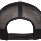 YP Classics® 6606T Retro Trucker Cap - 2-Tone with PUFF 3D Embroidery