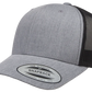 YP Classics® 6606T Retro Trucker Cap - 2-Tone with PUFF 3D Embroidery