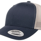 YP Classics® 6606T Retro Trucker Cap - 2-Tone with PUFF 3D Embroidery