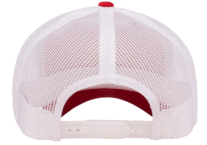 YP Classics® 6606T Retro Trucker Cap - 2-Tone with PUFF 3D Embroidery