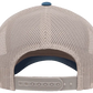 YP Classics® 6606T Retro Trucker Cap - 2-Tone with PUFF 3D Embroidery