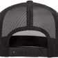 YP Classics® 6606W Retro Trucker Cap with White Front Panel with PUFF 3D Embroidery