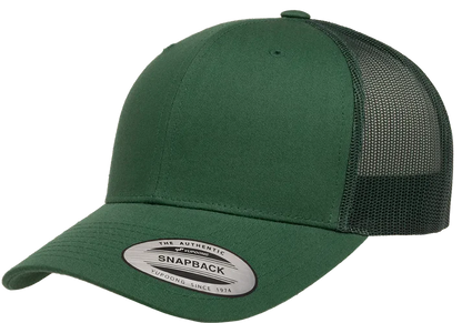 YP Classics® 6606 Retro Trucker Cap with Standard Embroidery