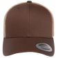 YP Classics® 6606T Retro Trucker Cap - 2-Tone with PUFF 3D Embroidery