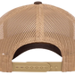 YP Classics® 6606T Retro Trucker Cap - 2-Tone with PUFF 3D Embroidery