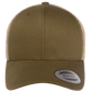 YP Classics® 6606T Retro Trucker Cap - 2-Tone with PUFF 3D Embroidery