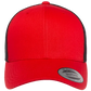 YP Classics® 6606T Retro Trucker Cap - 2-Tone with PUFF 3D Embroidery