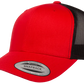 YP Classics® 6606T Retro Trucker Cap - 2-Tone with PUFF 3D Embroidery
