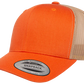 YP Classics® 6606T Retro Trucker Cap - 2-Tone with PUFF 3D Embroidery