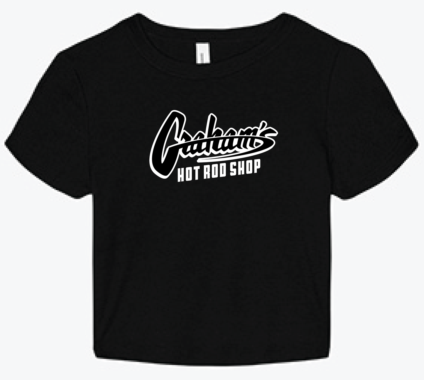 GRAHAM`S HOT ROD SHOP Women's Micro Rib Baby Tee