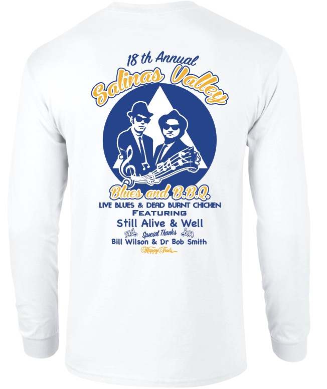 2025 18th Annual Salinas Valley Blues & BBQ Long Sleeve Graphic Tees